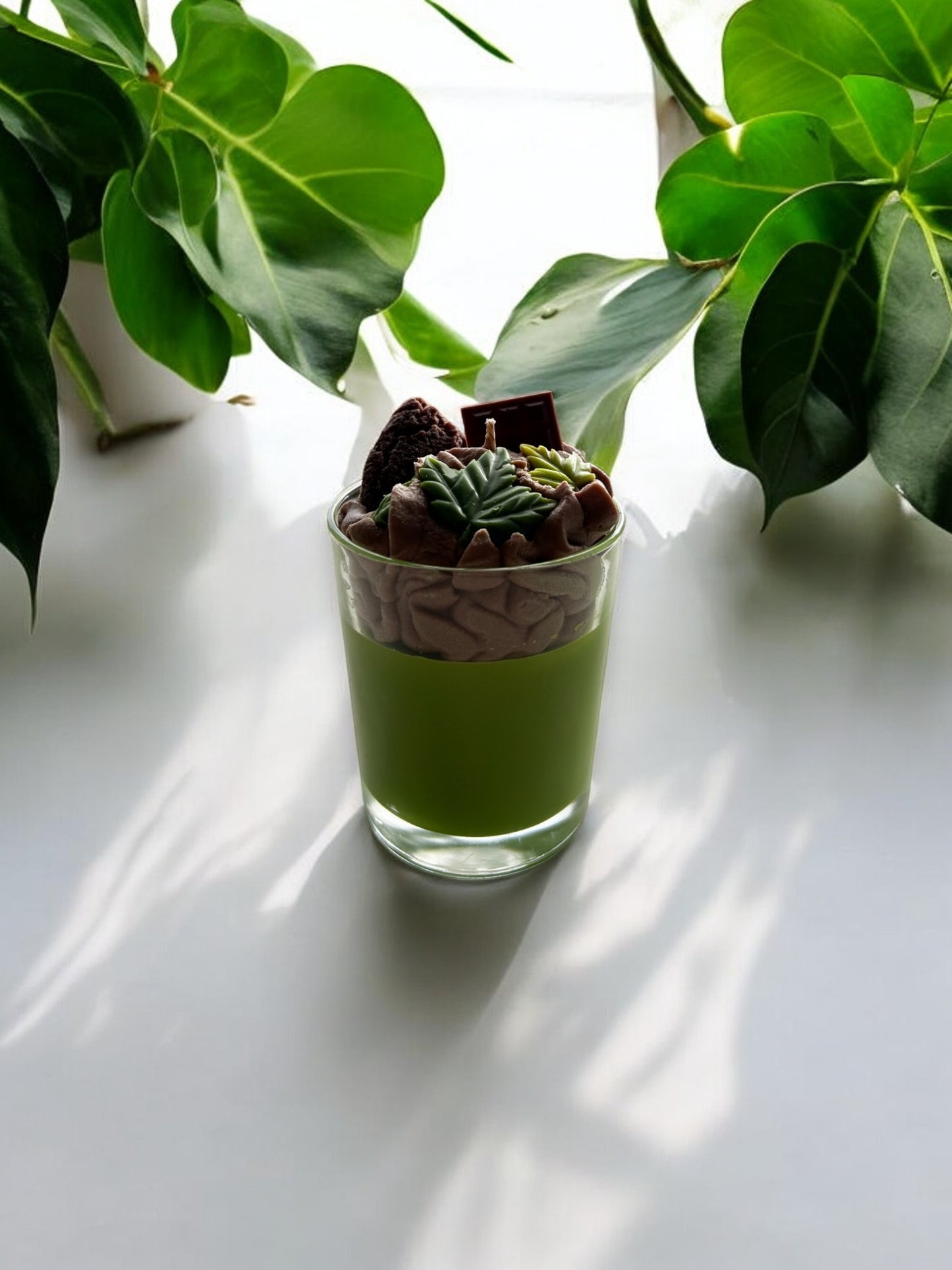 Handgefertigte Schoko-Minz-Duftkerze – Erfrischender Raumduft mit Schokolade & Minze