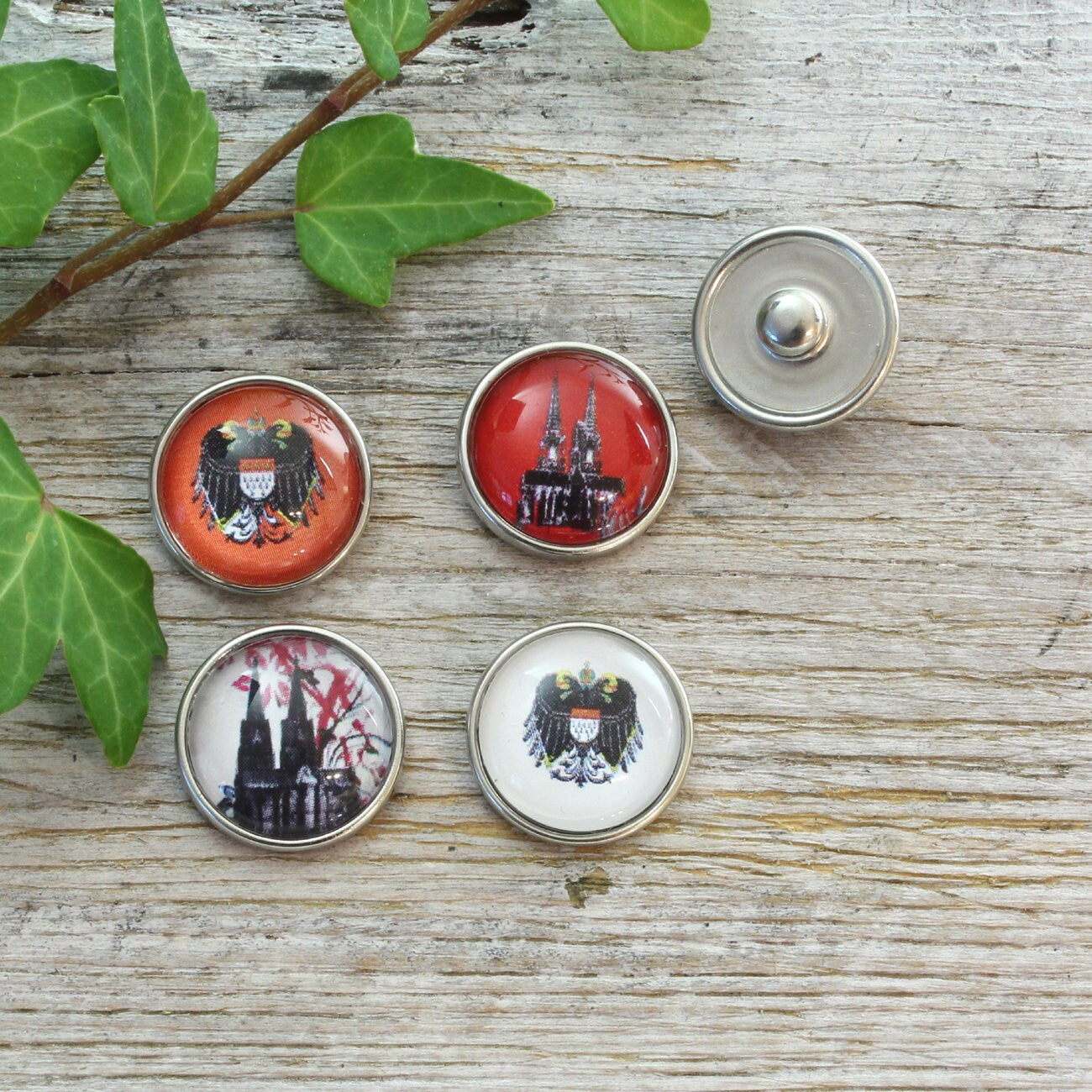 Clicks Kölner Dom Chunks – Druckknopf Schmuck für Armband