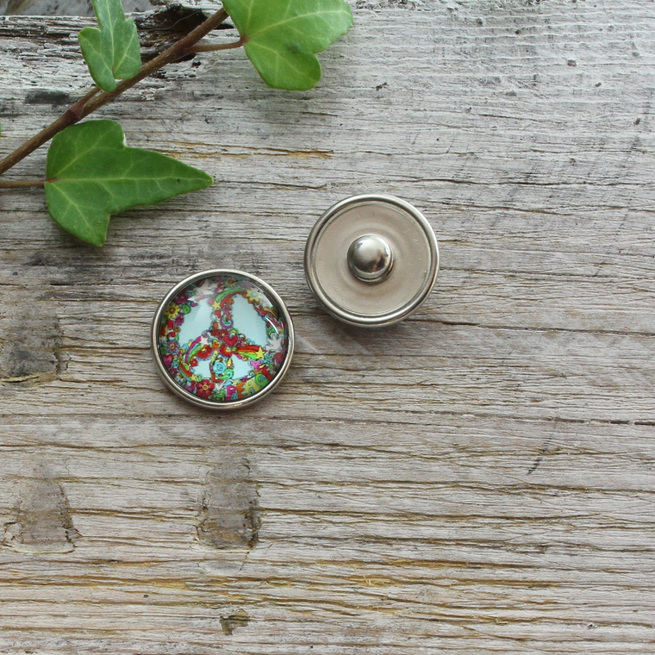 Clicks Love & Peace Chunks – Kölner Dom Druckknopf für Armband