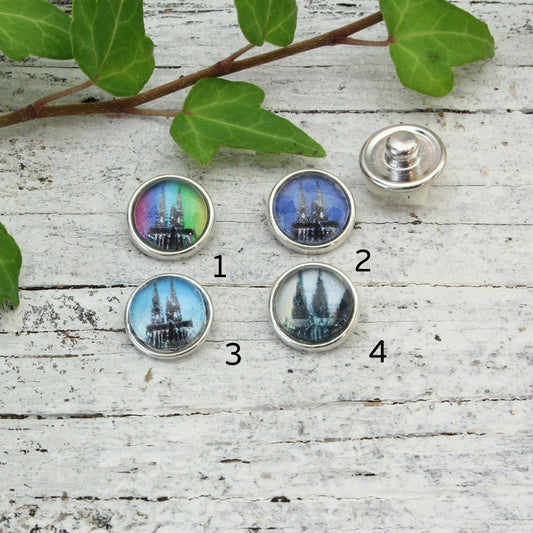 Clicks Mini Petite Kölner Dom Chunks – Druckknöpfe für Schmuck