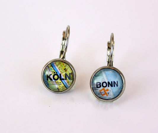 Hängeohrringe Edelstahl mit Kölner Dom Motiv – Zeitlos schön
