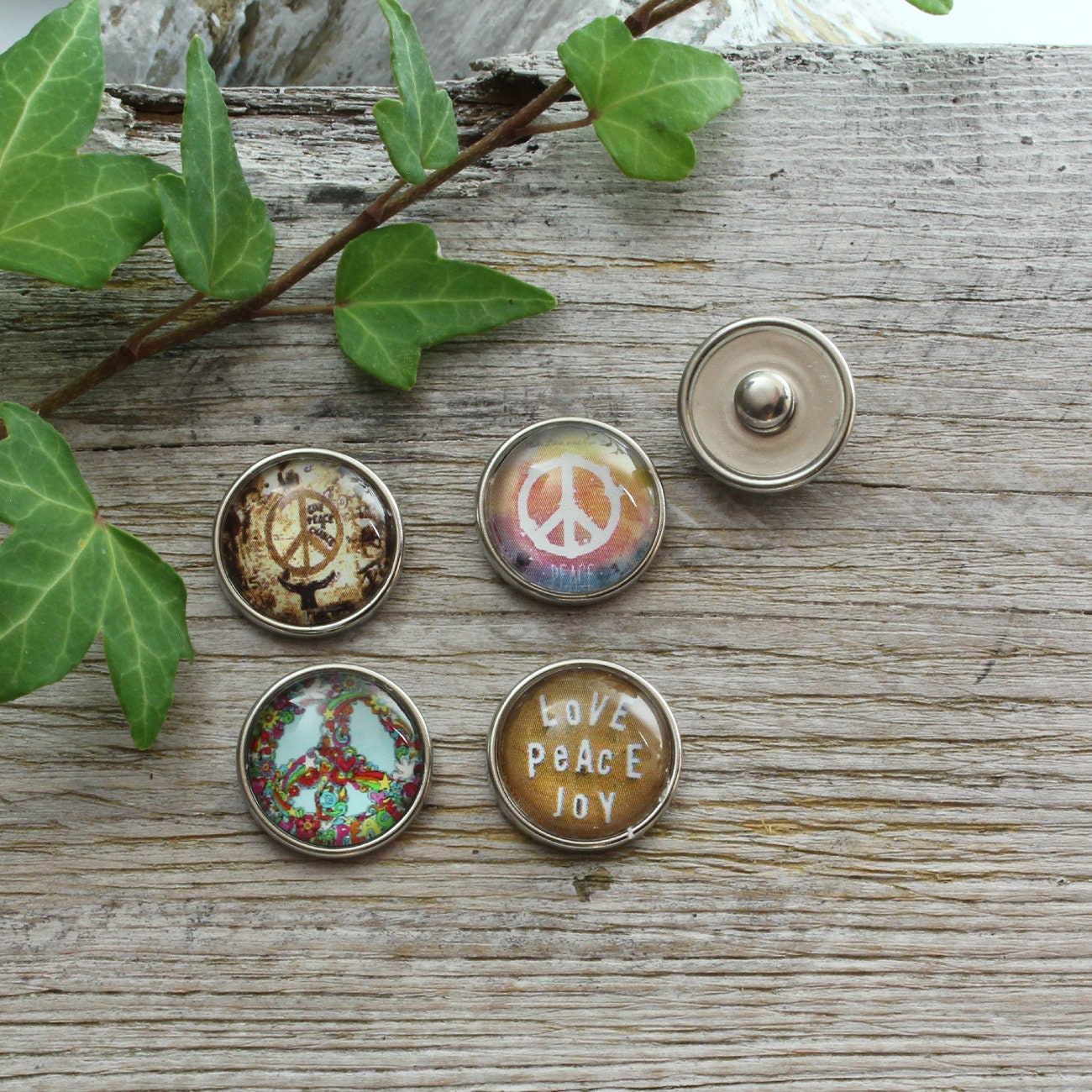 Clicks Love & Peace Chunks – Kölner Dom Druckknopf für Armband