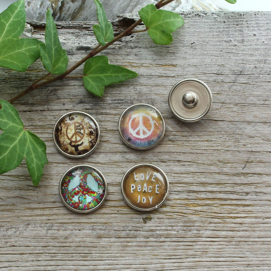 Clicks Love & Peace Chunks – Kölner Dom Druckknopf für Armband