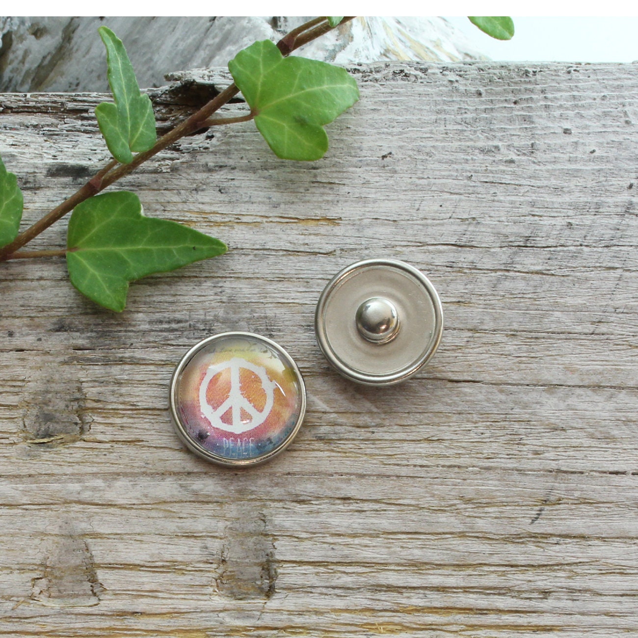 Clicks Love & Peace Chunks – Kölner Dom Druckknopf für Armband