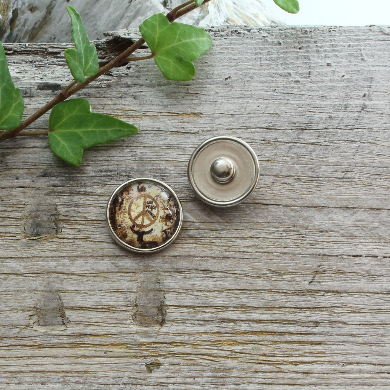 Clicks Love & Peace Chunks – Kölner Dom Druckknopf für Armband