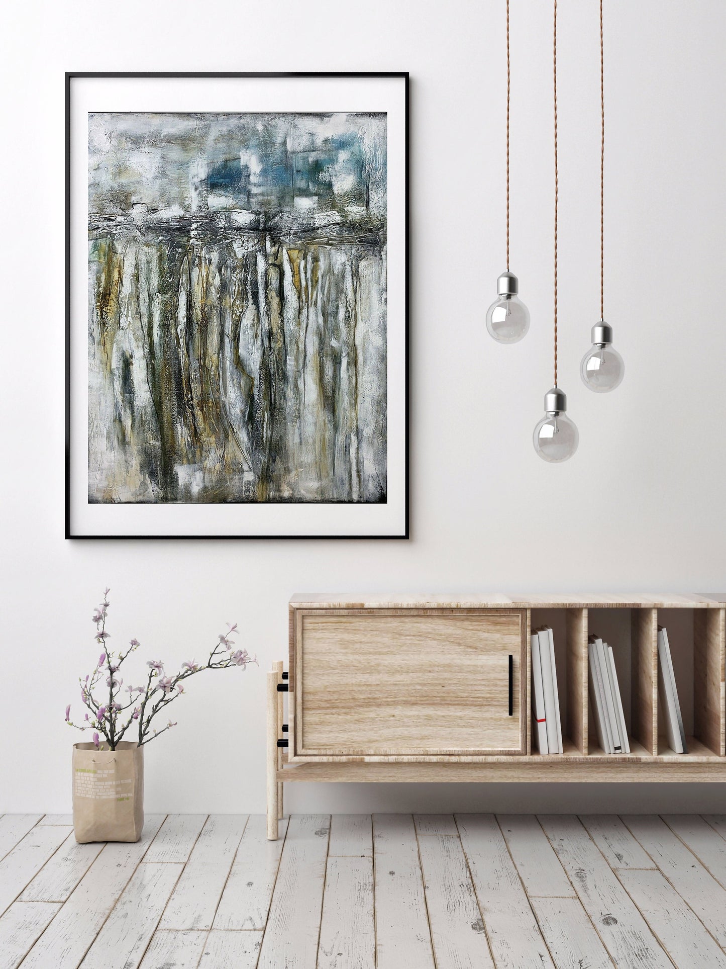 Handgemaltes Acrylbild vom Künstler auf Leinwand - "le couches" - ein Unikat als Moderne Kunst Wanddeko Gemälde abstrakte Malerei + Original - Hochwertige handgemalte Kunst auf Leinwand.