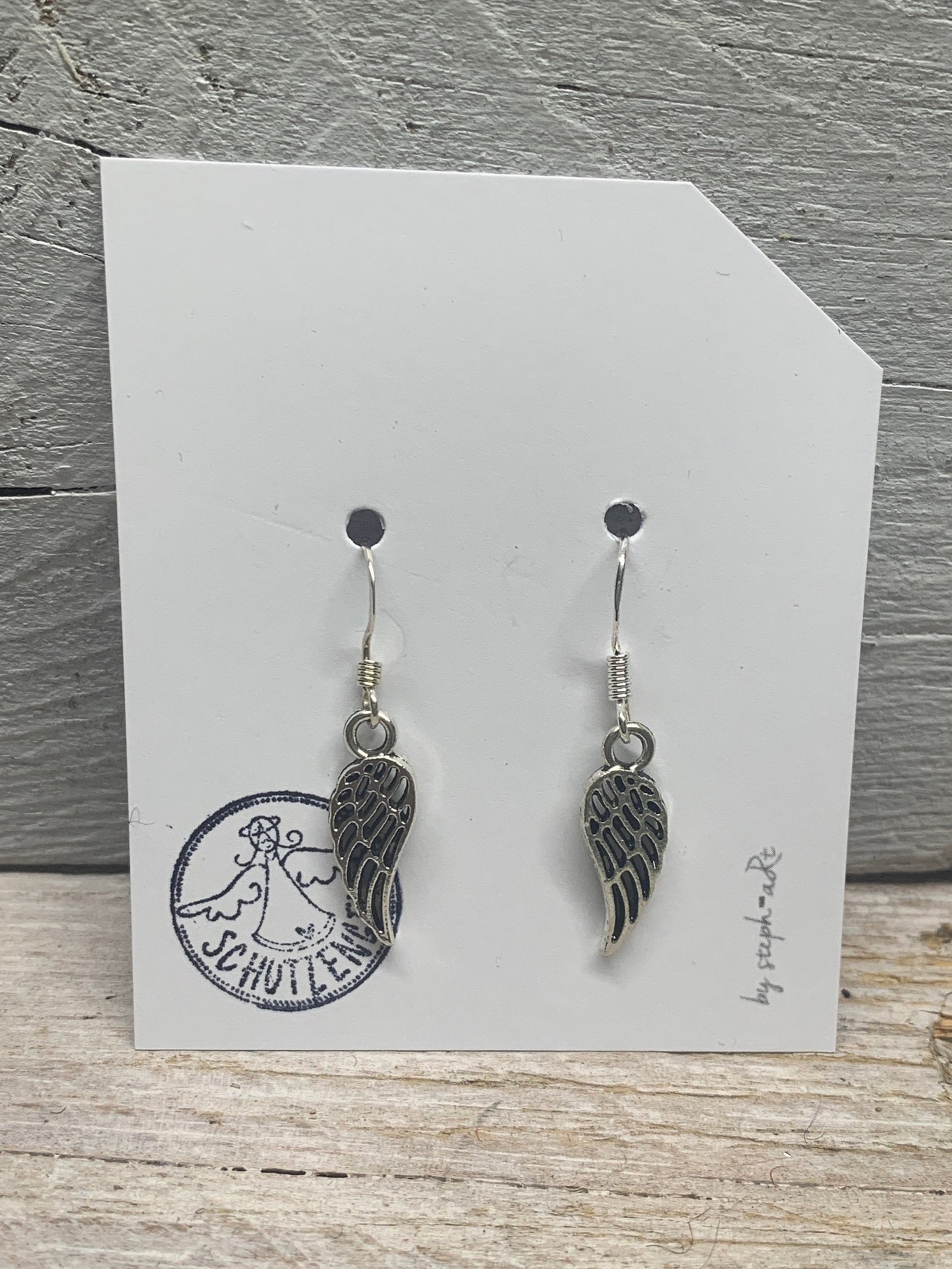 Engelsflügel Ohrhänger – Zarte Schutzengel Ohrringe