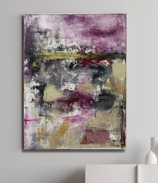 Handgemaltes Acrylbild vom Künstler auf Leinwand - "Venti" - ein Unikat als Moderne Kunst Wanddeko Gemälde abstrakte Malerei und Original - Hochwertige handgemalte Kunst auf Leinwand.